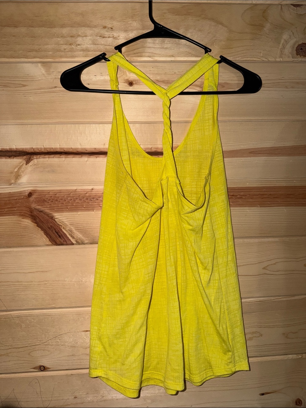 Under Armour Yellow Racerback Braided Tank - Picture 4 of 4
